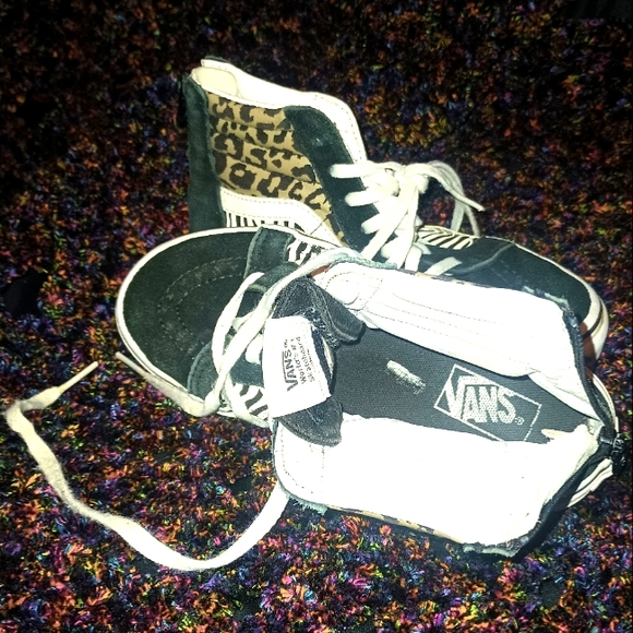 Animal Print Vans Sk8-Hi EUC - Picture 8 of 8
